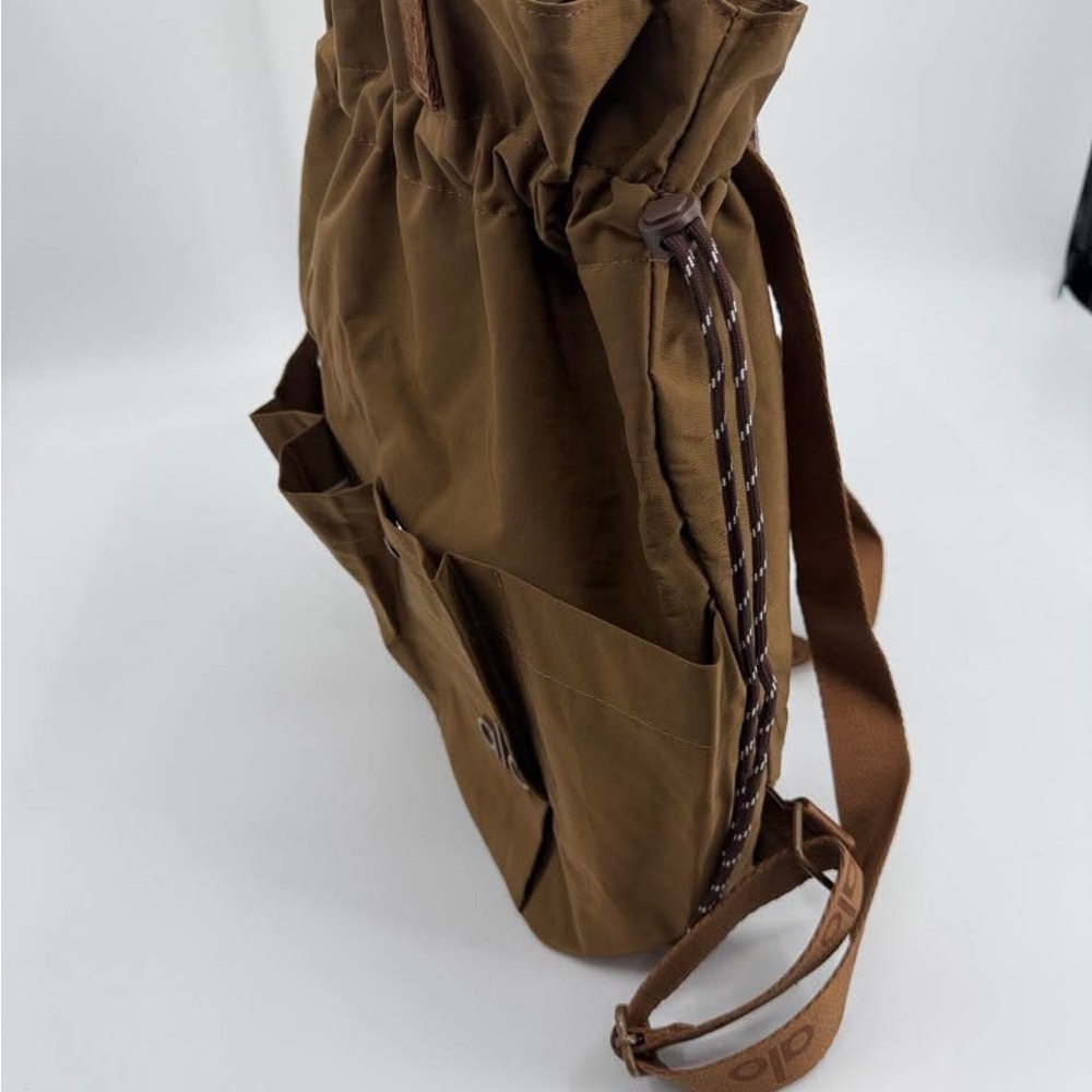 AlonBrown Drawstring Tote Bag Convertible Backpack - Picture 4 of 6
